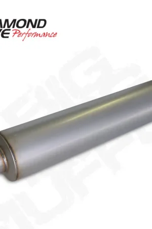 Diamond Eye MFLR BIG DOG QUIET TONE 5inID SGL IN/SGL OUT 10inDIA X 45in BODY 51in LENGTH BAFFLED AL Buy Direct