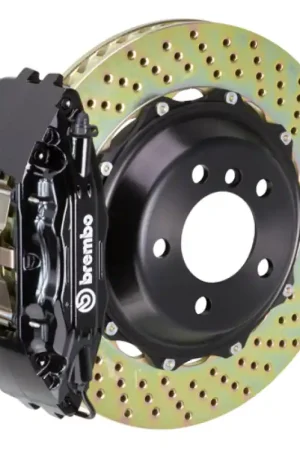 Brembo 01-07 C-Class/Includ. AMG Front GT BBK 4 Piston Cast 2pc 355x32 2pc Rotor Drilled-Black Factory Price