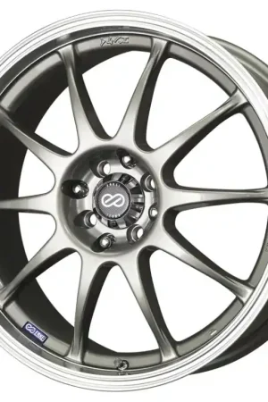 Enkei J10 17x7 4x100/114.3 42mm Offset 72.62mm Bore Dia Silver w/ Machined Lip Wheel Limited Offer