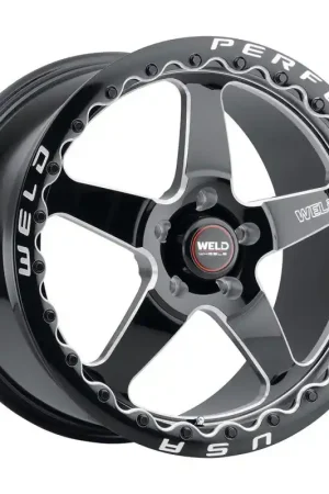 Weld S904 20x10.5 Ventura Beadlock 5x127 ET38 BS7.25 Gloss BLK MIL DIA 71.5 Special Offer
