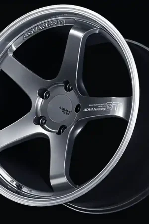 Fast Shipping Advan GT for Porsche 19x10.5 / +45 Off / 5x130 / 71.6mm Bore / Machining and Hyper Platinum Black