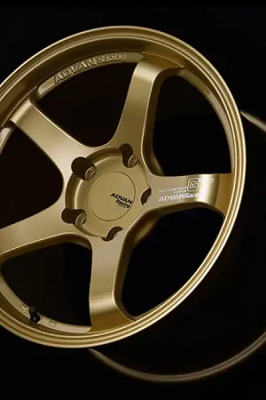 Last Chance Advan GT for Porsche 18X10.0 +60 5x130 Racing Gold Metallic