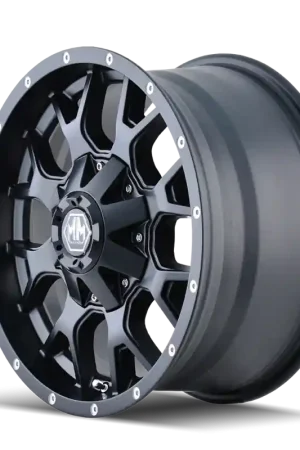 Free Returns Mayhem 8015 Warrior 20x9 / 5x127 BP / 0mm Offset / 87mm Hub Matte Black Wheel