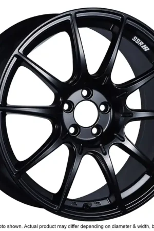 Exclusive SSR GTX01 17x9 5x100 38mm Offset Flat Black Wheel
