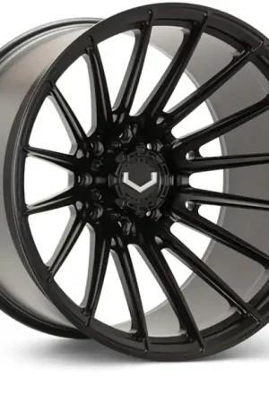 Hassle-Free Returns Vossen VFX-01 24x14 - 6x139.7 - ET44 - Mega Deep - 78.1 - Satin Black Wheel