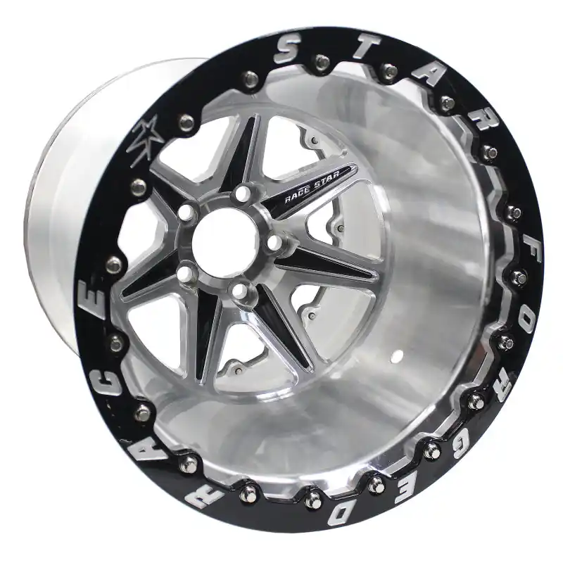 Editor’s Pick Race Star 72 ValStar 15x8 / 5x4.50BC / 5.5BS / 3.072in CB / Machined w/Black Accents Wheel