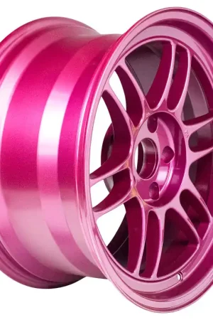 Clearance Enkei RPF1 17x9 5x114.3 22mm Offset 73mm Bore Magenta Wheel *MOQ 40*