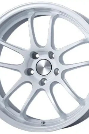 Enkei PF01EVO 18x9 45mm Offset 5x114.3 75mm Bore Pearl White Wheel Special Order / No Cancel Time-Limited