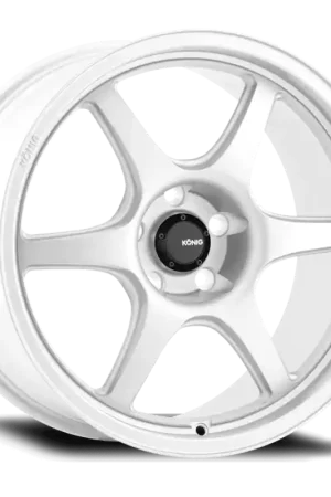 Final Sale Konig Hexaform 18X10.5 5X114.3 ET18 Gloss White Flow Formed