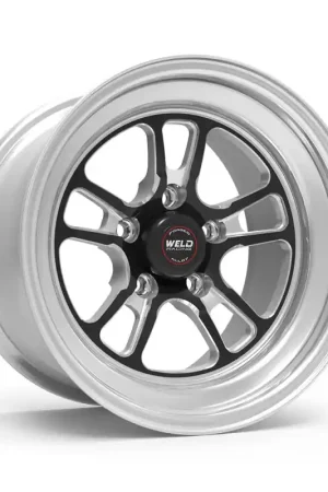 Editor’s Pick Weld S70 RT-S 15x10in / 5x120.65 BP / 7.5in. BS - Black Center - Polished Shell Wheel