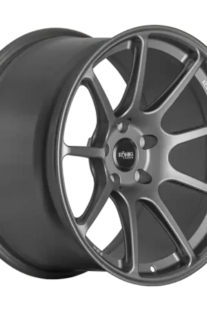 Konig Forged F5R 18x10 5x120 ET40 Ash Silver Wheel (Knurled Bead) Fresh Stock