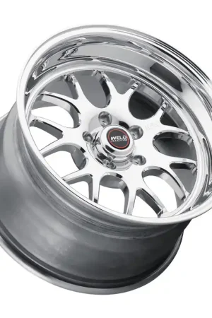 Weld S77 17x10 / 5x115mm BP / 5.2in. BS Polished Wheel (High Pad) - Non-Beadlock Free Shipping