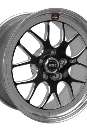 Limited Time Weld S77 18x9.5 / 5x4.75 BP / 6.6in. BS Black Wheel (High Pad) - Non-Beadlock