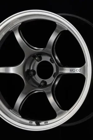 Top Rated Advan RG-D2 16x6.5 +38 4x100 Machining and Racing Hyper Black Wheel