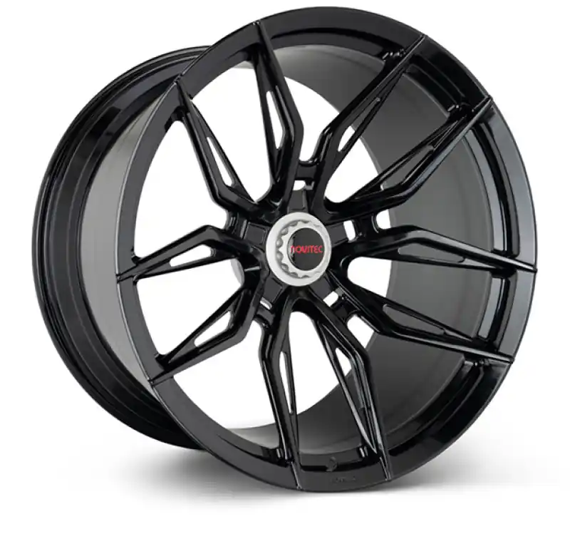 Vossen x Novitec NF11 22x12in - 5x114.3 BP - ET37 - Gloss Black Ferrari Roma Rear Wheel One Day Deal