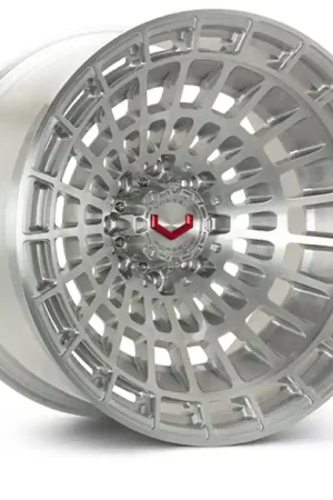 Professional Grade Vossen LCX-04 24x14 - 8x180 - ET75 - Mega Deep - 124.3 - Brushed Gloss Clear Wheel