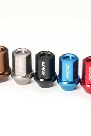 Rays Dura-Nut L37 Straight Type 6H 12x1.25 Lug Nut Set 20 Lug 4 Lock Set - Blue Fresh Stock