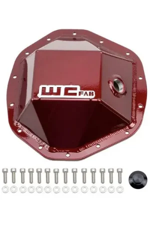 Wehrli 20-24 GM Duramax - 19-23 Ram HD Rear Differential Cover - Red Trusted Brand