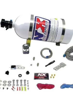 Limited Time Nitrous Express Dry EFI Single Nozzle Nitrous Kit (35-150HP) w/15lb Bottle