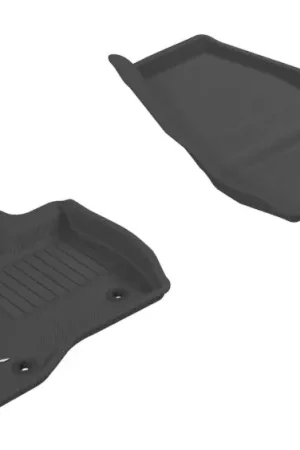 3D MAXpider 2011-2014 Ford Explorer Kagu 1st Row Floormat - Black Factory Price