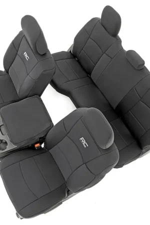 Place Order Seat Covers Bucket Seats Front Row and Rear Row Ram 2500 2WD/4WD (19-23) Rough Country