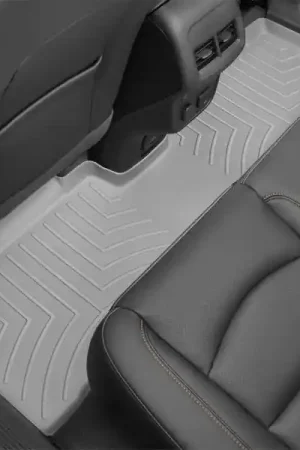 Same Day Shipping WeatherTech 2019+ Chevy Silverado 1500 Double Cab w/ 1st Row Bucket Seats Rear FloorLiner - Grey