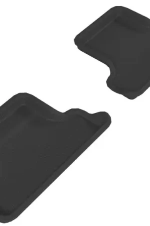 3D MAXpider 2007-2013 Mini Cooper Convertible Kagu 2nd Row Floormats - Black Exclusive Offer