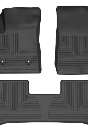 Must Have Husky Liners 21-22 Chevrolet Trailblazer (RWD) WeatherBeater Front & 2nd Seat Floor Liners - Black