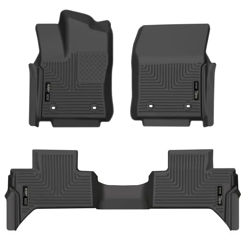 Husky Liners 2022 Toyota Tundra WeatherBeater Ext. Cab DC Front & 2nd Seat Floor Liner - Blk Don’t Miss Out