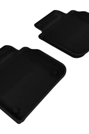3D MAXpider 2013-2020 Lexus GS/GS Hybrid Kagu 2nd Row Floormats - Black Budget