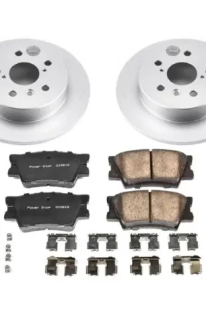 Power Stop 18-19 Toyota Camry Rear Z17 Evolution Geomet Coated Brake Kit Big Sale