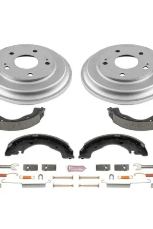 Original Power Stop 06-11 Honda Civic Coupe Rear Autospecialty Drum Kit