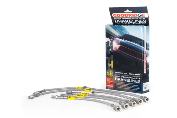 Goodridge 8/84-7/87 Toyota Corolla GTS Stainless Steel Brake Line Kit Weekend Sale