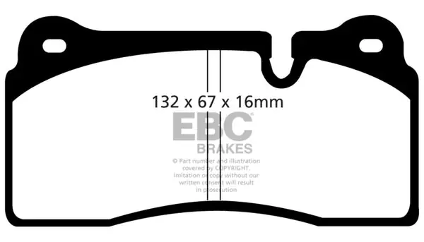 EBC 08-17 Audi R8 / 04-14 Lamborghini Gallardo Redstuff Rear Brake Pads Shop Now