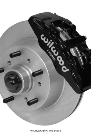 Wilwood Dynapro 6 Front Kit 11.75 Rotor Black 68-72 Ford F100 Low Price