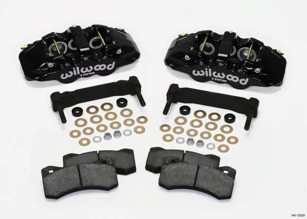 Wilwood AERO6 Front Caliper & Bracket Kit - Black 97-13 C5/C6 Corvette w/ OEM HD/Z51 Rotors Shop Now