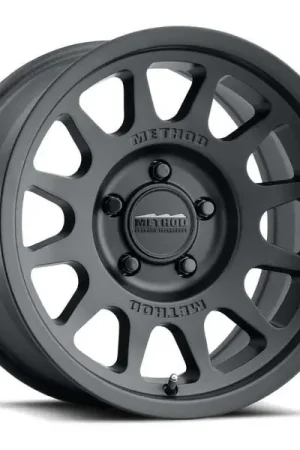 Holiday Sale Method MR703 17x9 / -12mm Offset / 71.5mm Bore / 5x5 BP / 4.8in BS - Matte Black Wheel