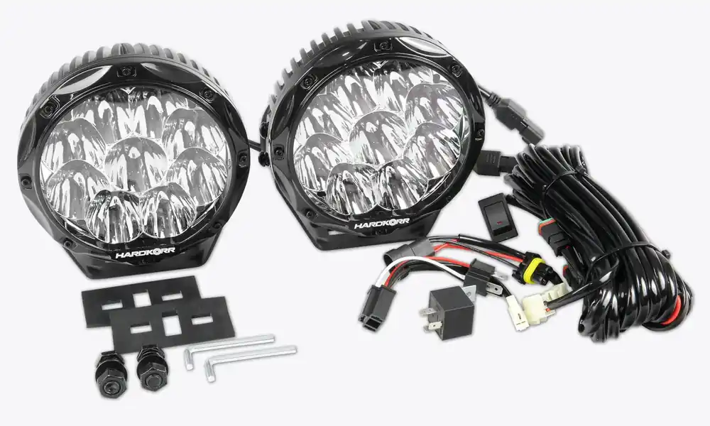HardKorr Lifestyle HKLS700 Pair of 7 Inch LED Driving Lights with Harness Included Limited Offer