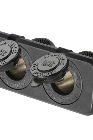 Narva Heavy-Duty Twin Accessory Sockets - 81027BL No Minimum Order