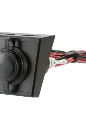 Narva Accessory Socket With Optional Mounting Panel - 81028BL Seasonal Sale