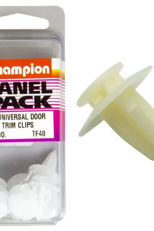 Champion Fasteners Door Panel Clips (17mm Head, to Suit 8mm Hole) - Pack of 8 - TF40 Time-Limited