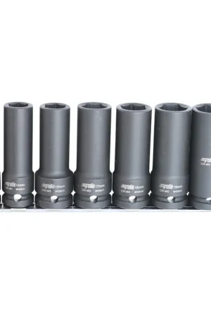 SP Tools 1\\/2 inch Dr Deep Impact Socket Rail Set - 6pt Metric - 11pc - SP20360 Trending