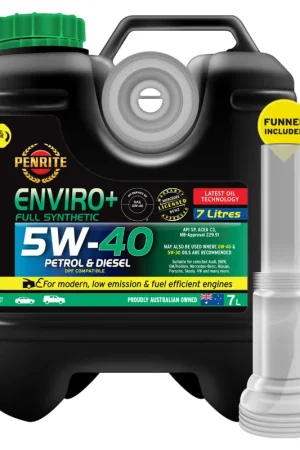 Penrite Enviro+ 5W-40 5W40 Full Synthetic Engine Oil 7L - EPLUS5W40007 (Pickup Only) Top Rated