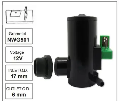 Nice Windscreen Washer Pump - NWP1600 Authentic