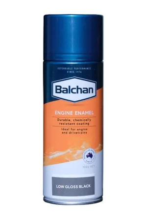 Balchan Engine Enamel Paint with Ceramic - Low Gloss Black - BAL102027 Popular