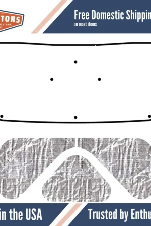 Fan Favorite Trunk Floor Mat/Cover for 1971-1973 Ford Mustang Coupe