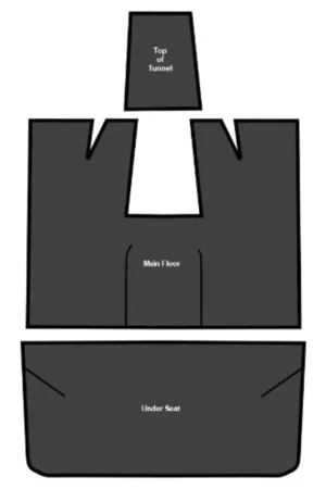 Sound Deadener for 1980-1983 Ford F-100 Ext Cab Die Cut EVA Complete 3Pc Editor’s Pick