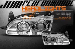 JDM Chrome Halo Headlights Buy Direct