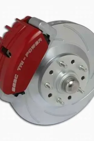 While Supplies Last SSBC Non-Power Drum To Disc Brake Conversion Kit with Force 10 Extreme 4 Piston Aluminum Calipers - Front - A156-4