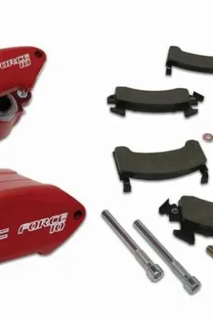 Don’t Miss Out SSBC Direct Bolt-On Force 10 Sport-Twin 2-Piston Aluminum Calipers & Pads - Front - A181